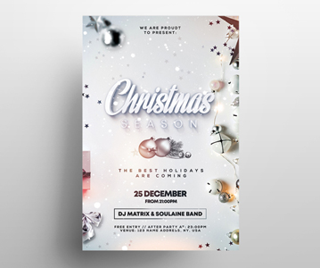 Free Download Cool Christmas Flyer Template Design (2020)