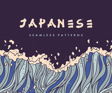 Free Download 5 Awesome Seamless Japanese Patterns For Designers
