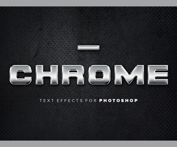 Free Download Awesome Metallic Text Effects (Adobe Photoshop)
