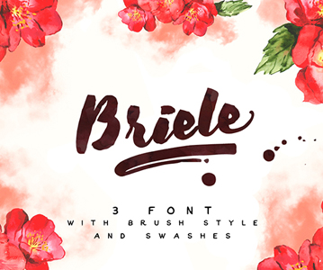 Briele_brush_font