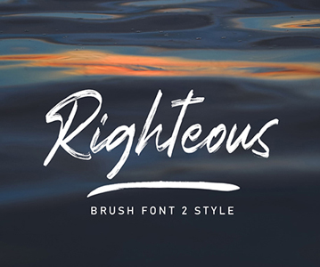 righteous_brush_font